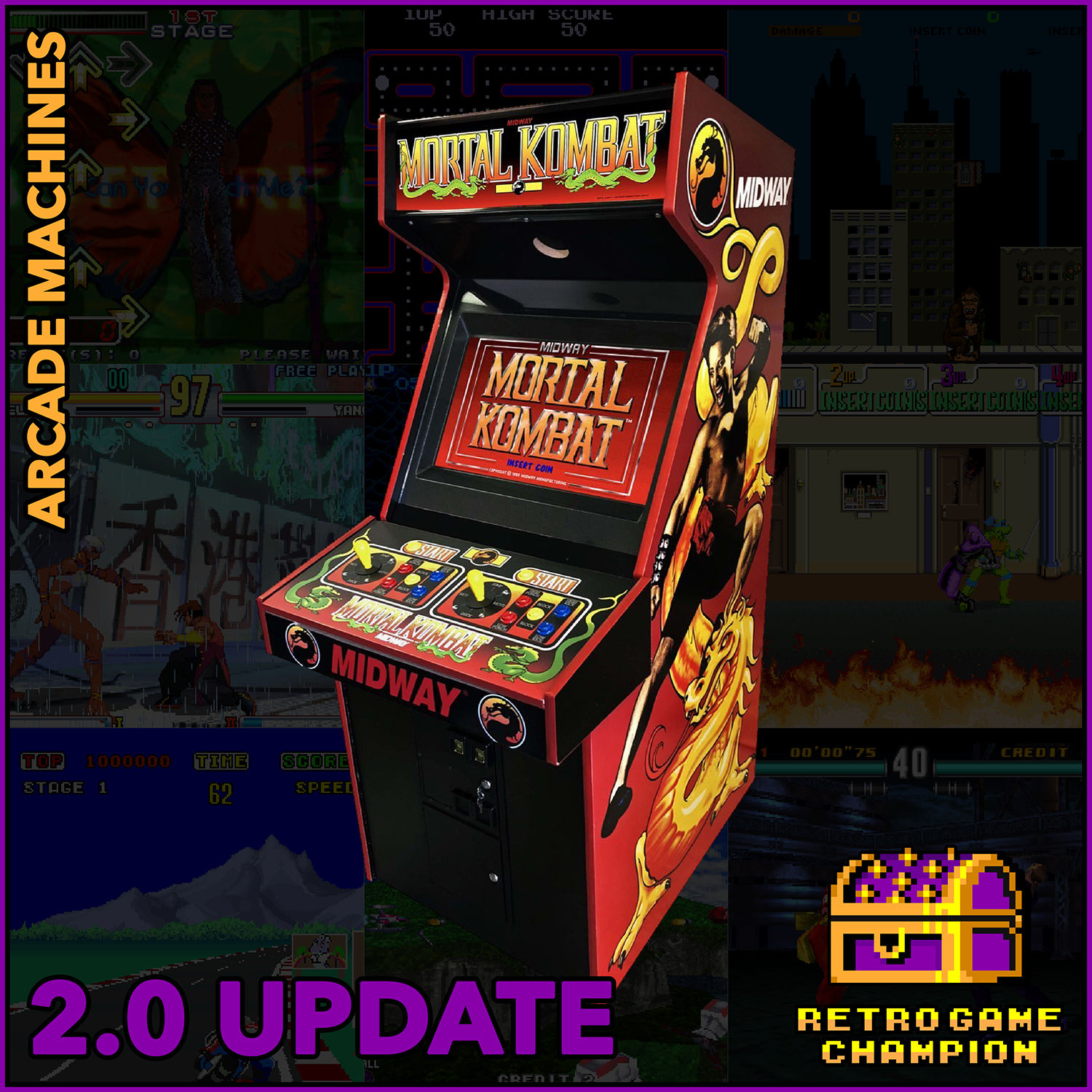 Arcade Machines 2.0 Retro Game Champion